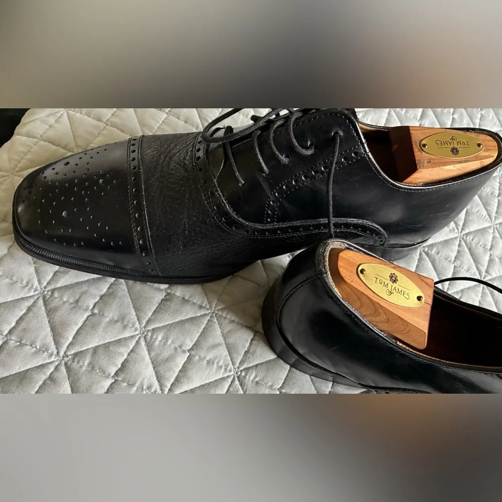 Wing-Tip Oxfords Florsheim Imperial 9EEE OTAVIO Mid-Town Cap Toe 2-Tone Shoes! - Picture 11 of 16